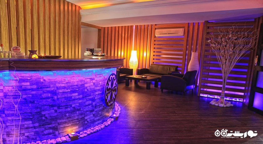 نمای میز پذیرش مرکز ساپا